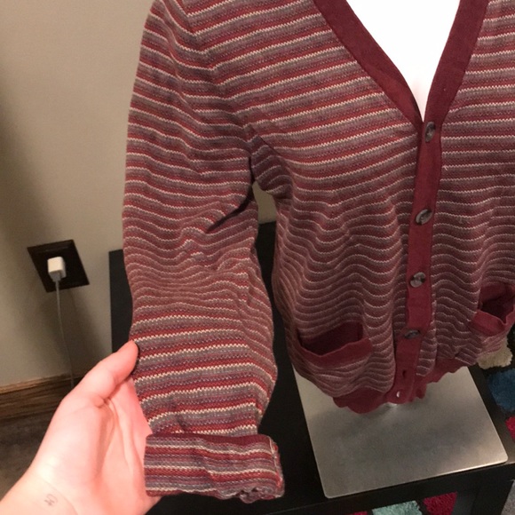 Merona Button-Down/Cardigan Sz S/M - Picture 2 of 6